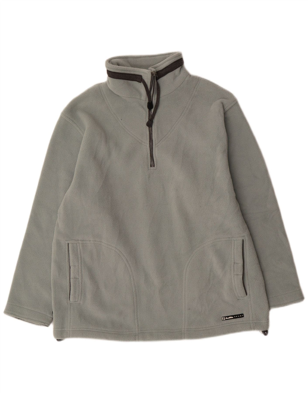 LOTTO Suéter masculino de lã com zíper e gola XL azul poliéster