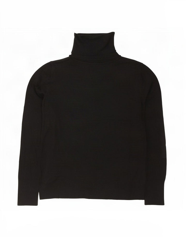 Suéter masculino Gap com gola redonda e algodão preto pequeno
