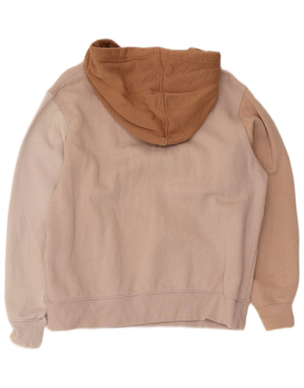 Nike Womens Oversized Hoodie Jumper UK 6 XS Multicolorido Colourblock