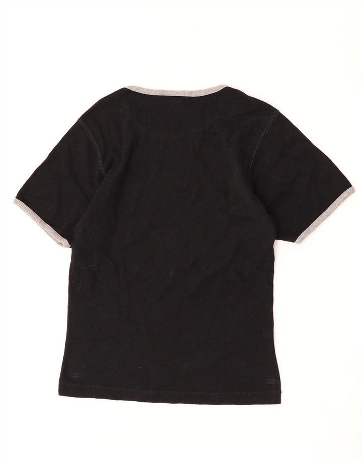Camiseta feminina Champion UK 12 algodão preto médio