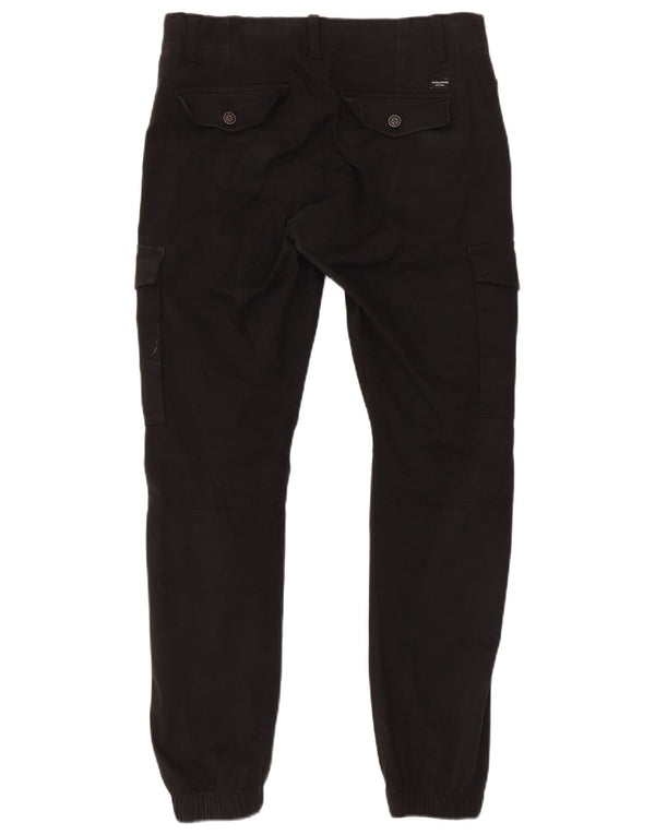 Calça cargo masculina Jack & Jones Joggers W30 L32 preta
