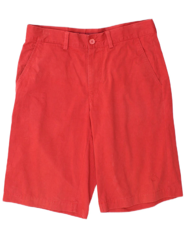 Marina Yachting Mens Chino Shorts IT 46 Pequeno W29 Algodão Vermelho