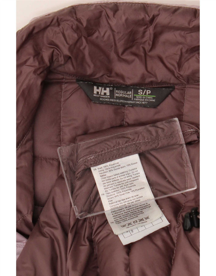 Jaqueta acolchoada feminina Helly Hansen UK 10 pequena poliamida roxa
