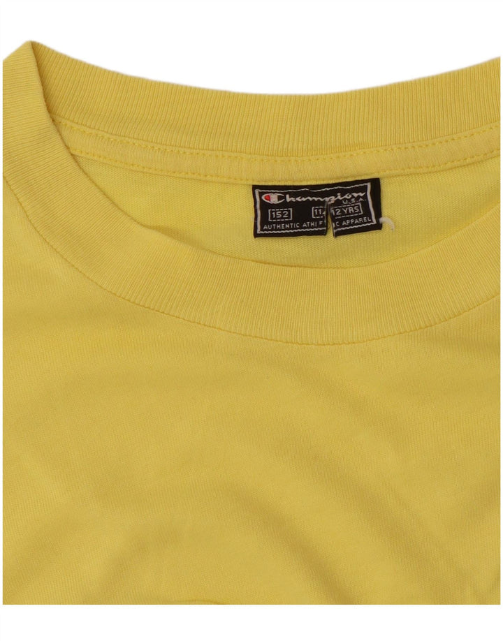 Camiseta Champion Boys Graphic 11-12 Anos Amarelo