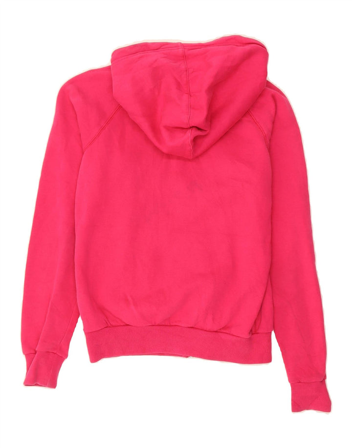 NIKE Womens Zip Hoodie Sweater UK 10 Small Pink Cotton Vintage Nike and Second-Hand Nike from Messina Hembry 