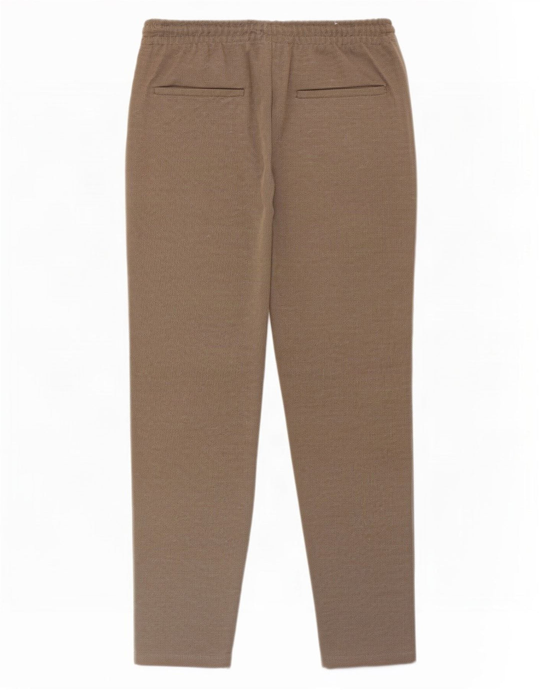 Calça Zara Mens Slim Chino Médio W31 L28 Poliéster Bege
