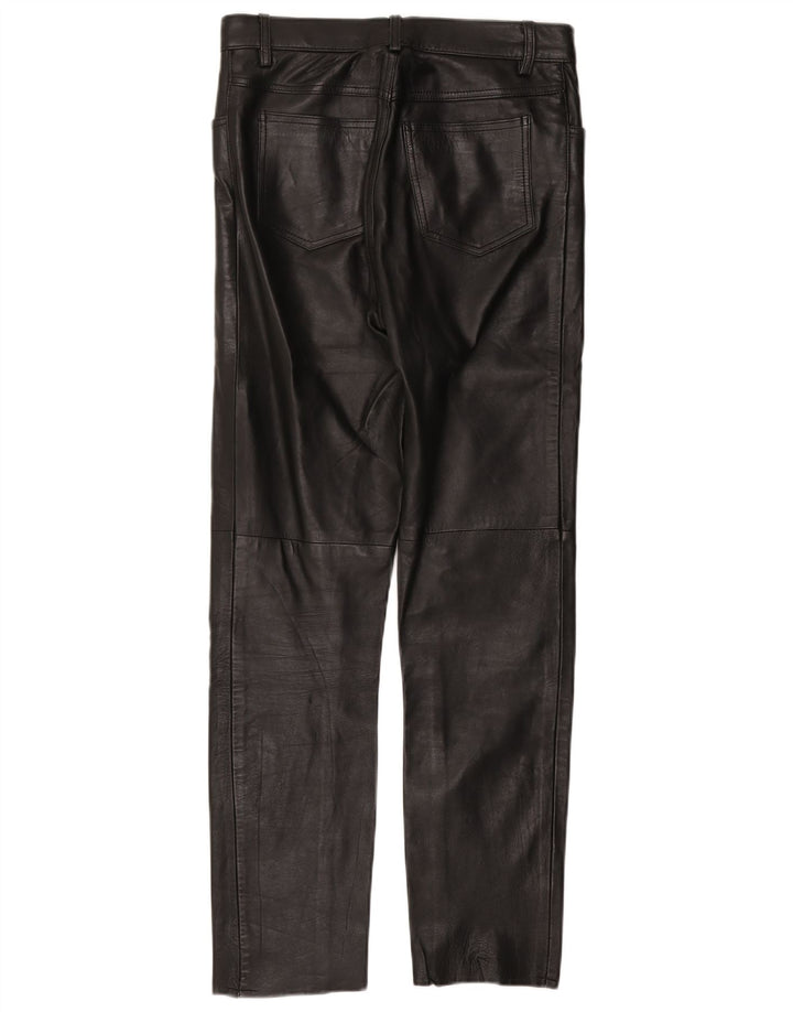 Calça reta feminina vintage W30 L30 preta