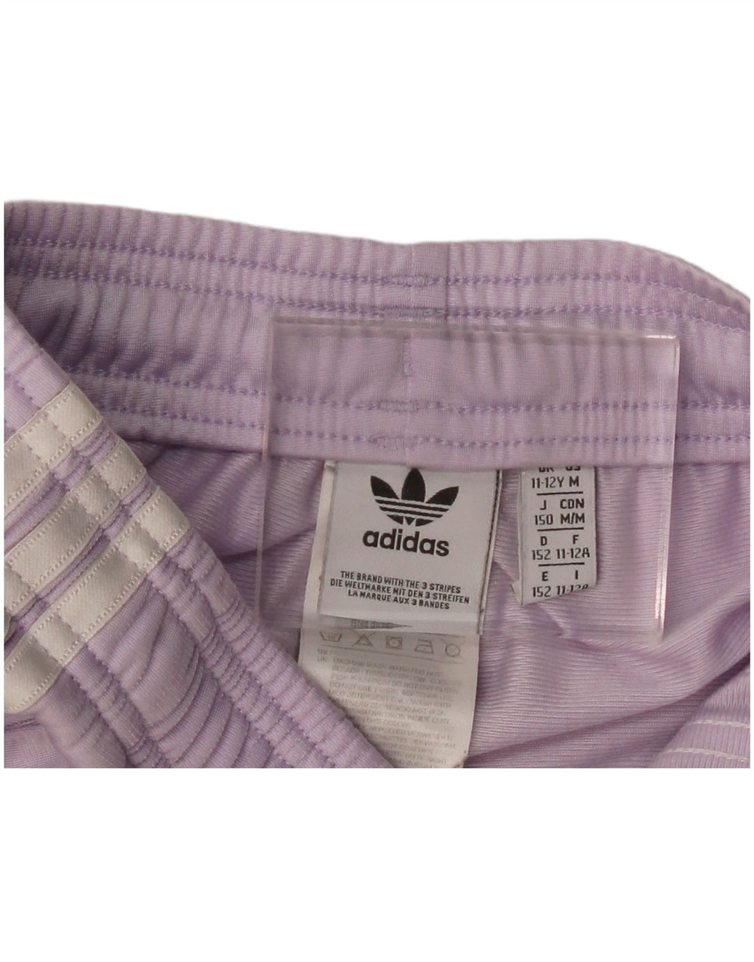 Calças de treino ADIDAS meninas 11-12 anos roxo poliéster