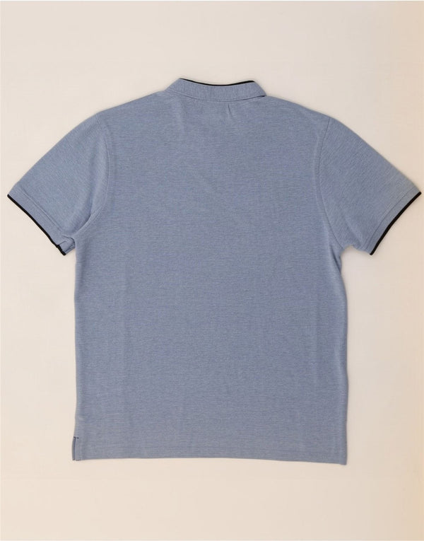 Jack & Jones Camiseta masculina top pequeno azul manchado