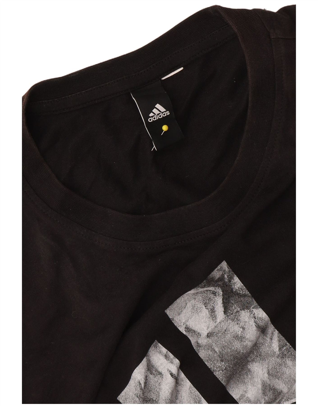 Camiseta Adidas Masculina Graphic Top Médio Preto Colorblock