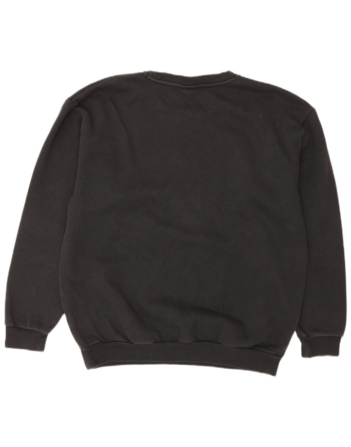 PUMA feminino solto ajuste gráfico moletom jumper Reino Unido 12 médio preto