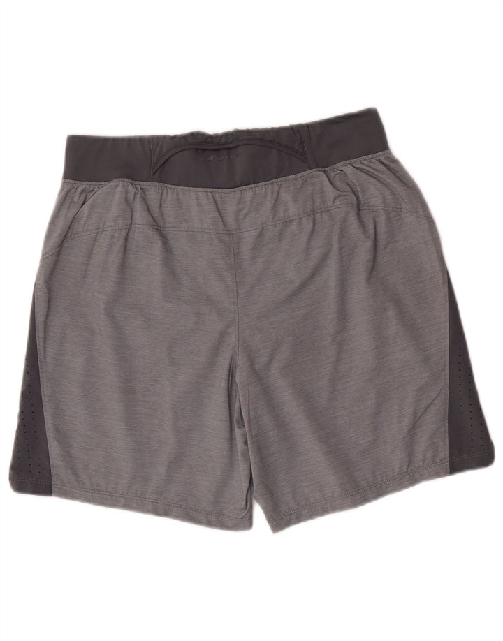 Under Armour Mens Sport Shorts Grande Cinza Colourblock Poliéster