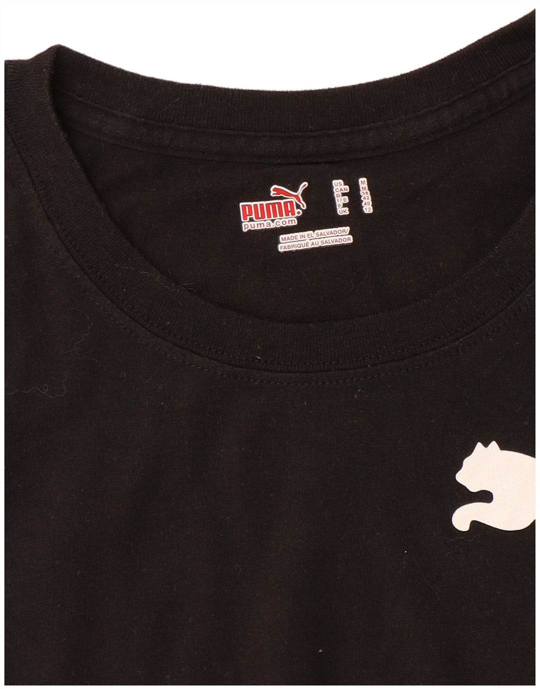 Camiseta feminina PUMA UK 12 média preta