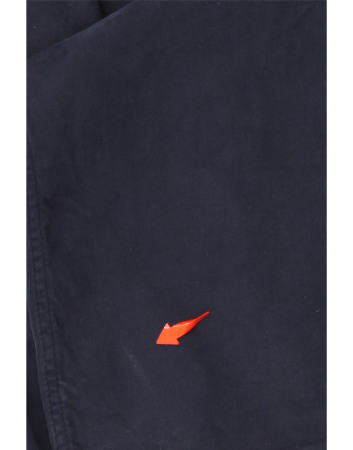 Calça casual masculina GANT Hayes Slim W36 L34 azul marinho algodão