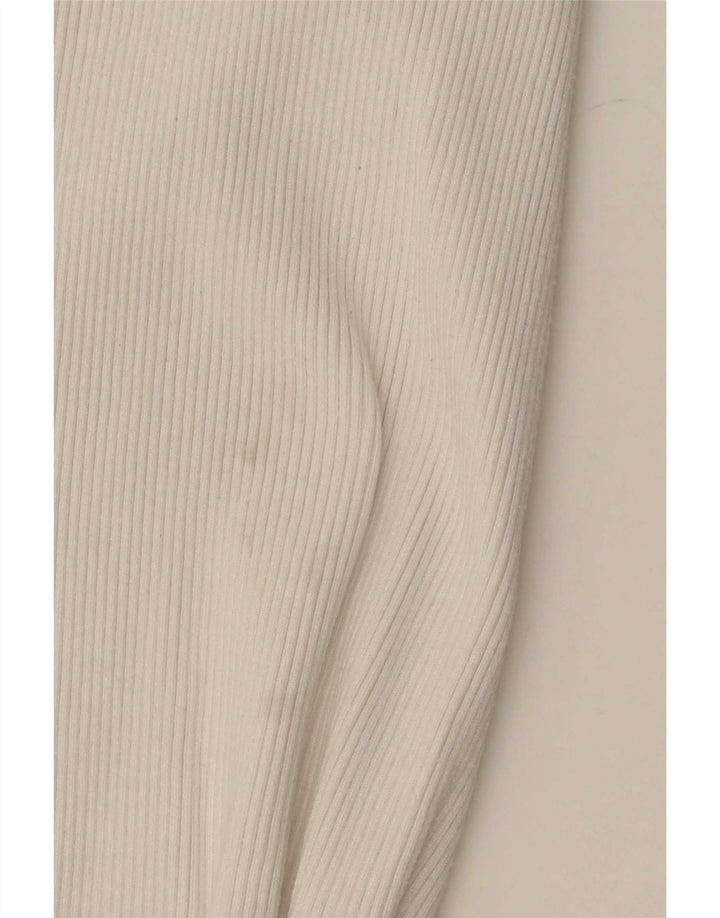 Colete feminino Zara UK 8 pequeno viscose branca
