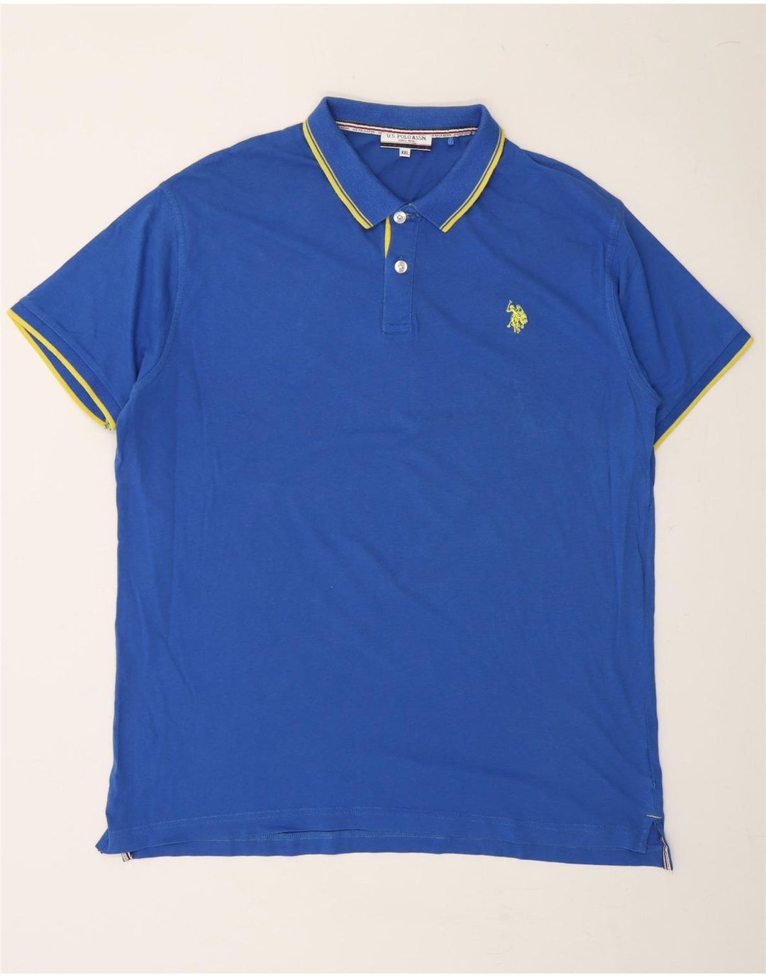 ASSN POLO DOS EUA. Camisa Polo Masculina 2XL Azul