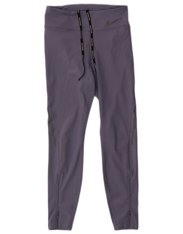 Leggings Nike Feminino UK 10 Pequeno Roxo Poliéster