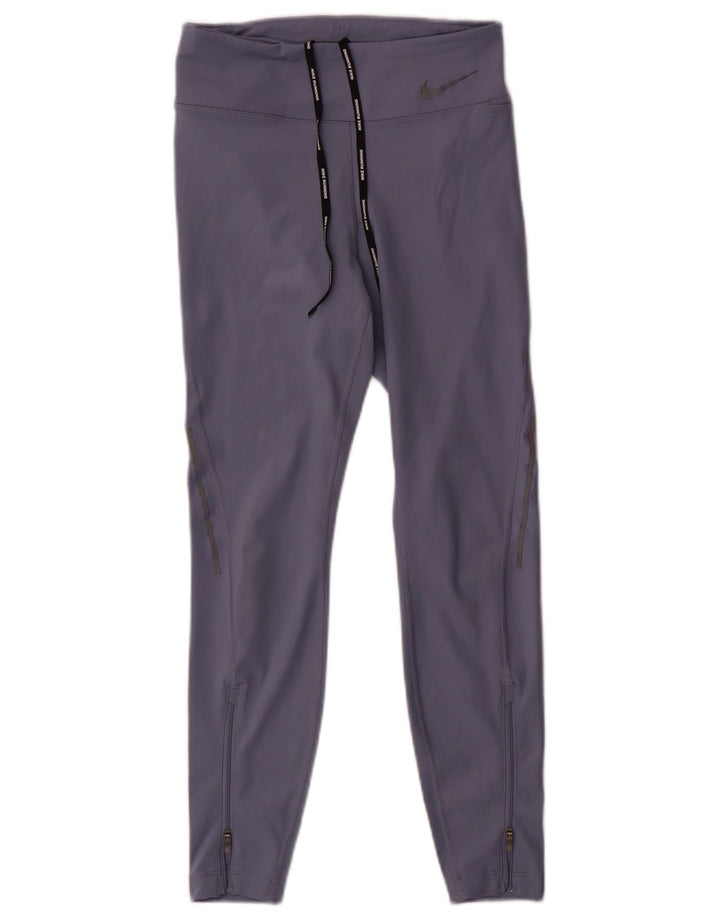 Leggings Nike Feminino UK 10 Pequeno Roxo Poliéster