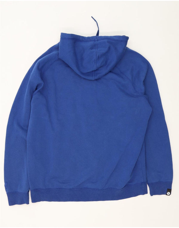 Suéter masculino Puma Graphic Zip com capuz 2XL algodão azul