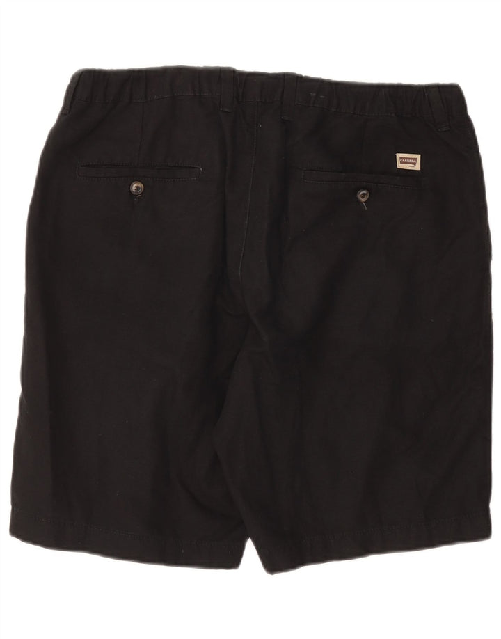 CARRERA Masculino VERONA Chino Shorts Grande W36 Algodão Preto