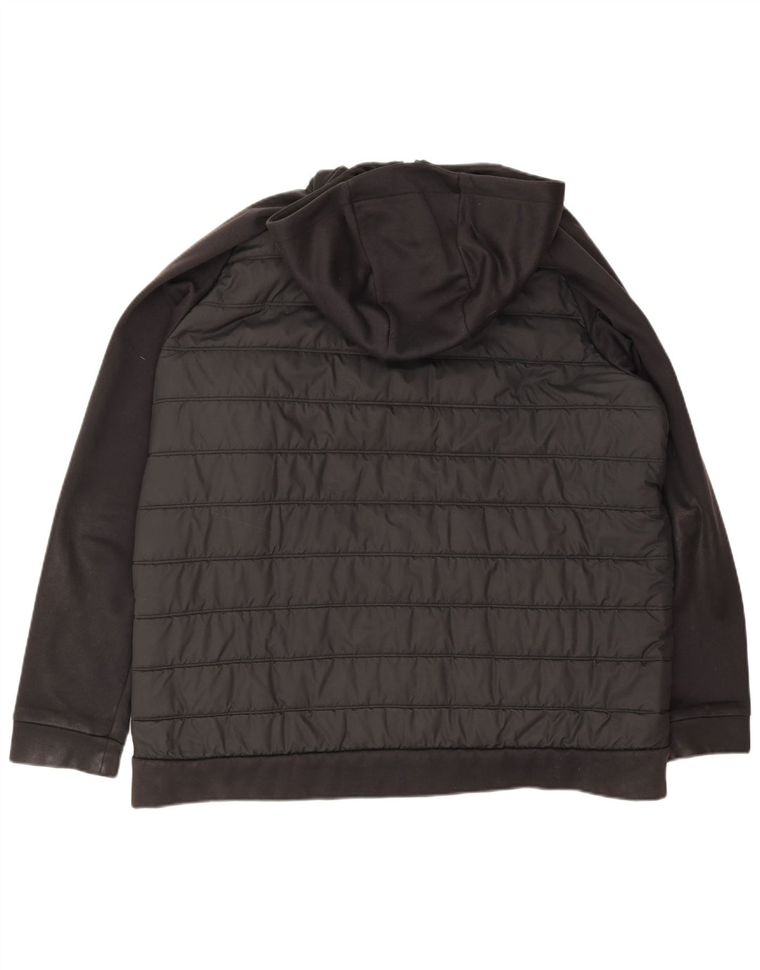 Jaqueta acolchoada com capuz masculina Nike UK 44 2XL poliéster preto
