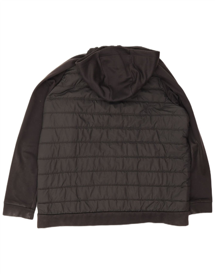 Jaqueta acolchoada com capuz masculina Nike UK 44 2XL poliéster preto