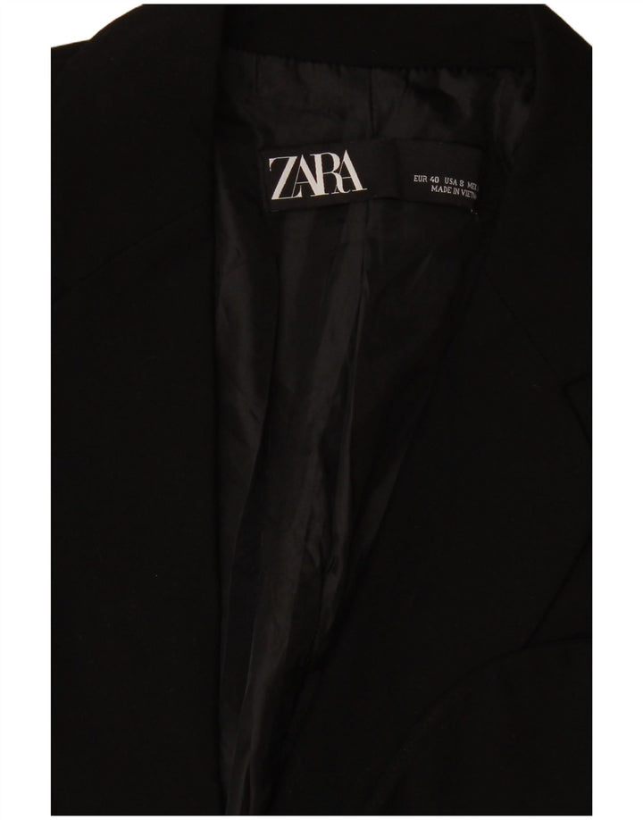 Jaqueta blazer feminina Zara com 1 botão EU 40 médio preto