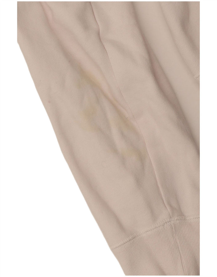 CHAMPION Suéter feminino com capuz gráfico 11-12 anos grande algodão branco