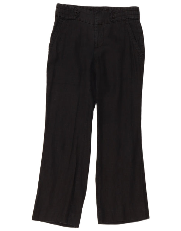 Zara Calça feminina casual bootcut pequena W26 L30 preta