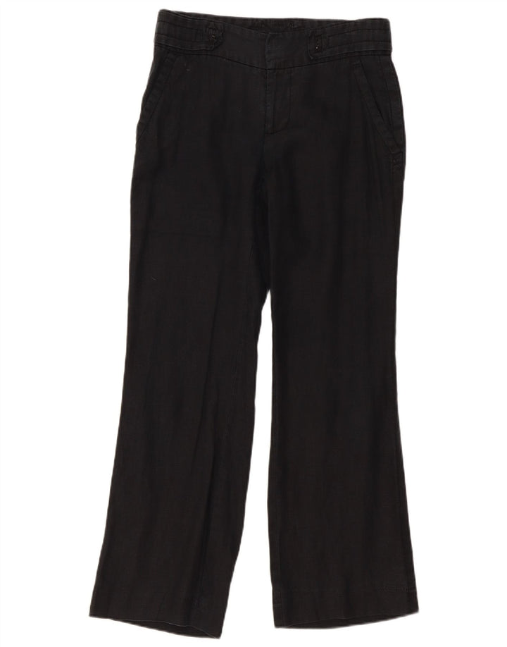 Zara Calça feminina casual bootcut pequena W26 L30 preta