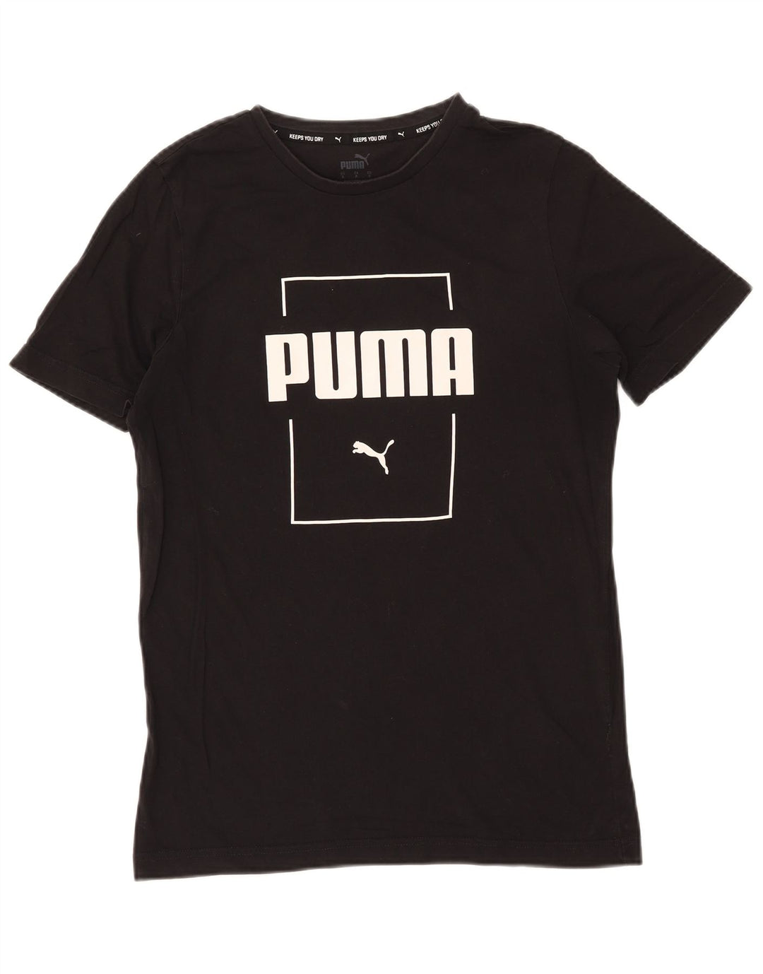 Puma Camiseta Masculina Graphic Top Pequeno Preto