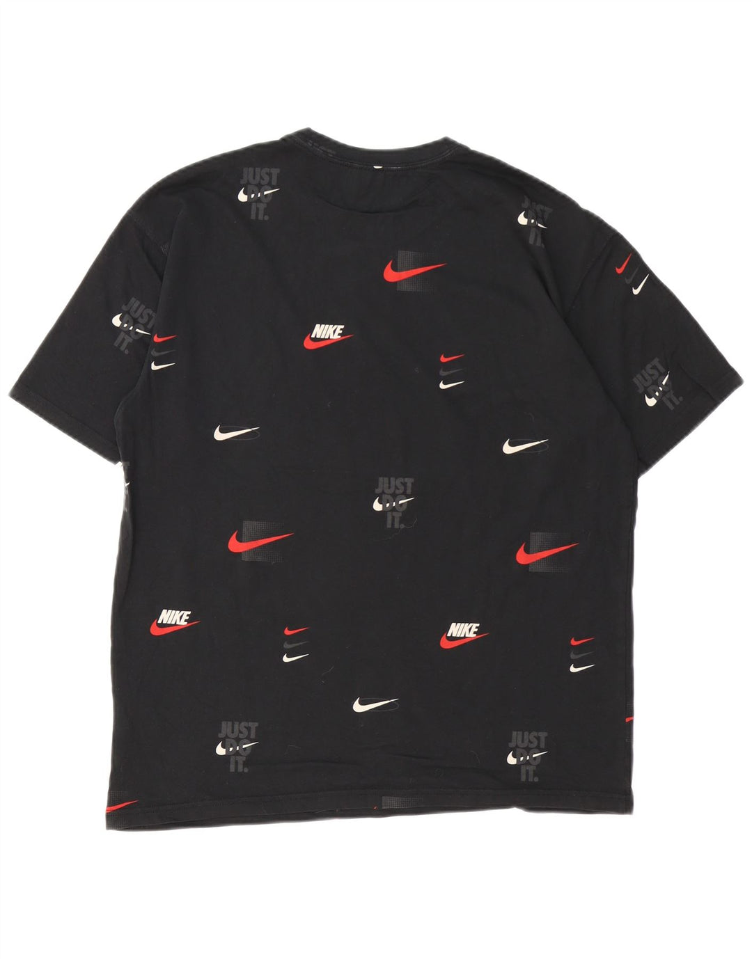 Camiseta masculina Nike Loose Fit Graphic Top Médio Algodão Preto