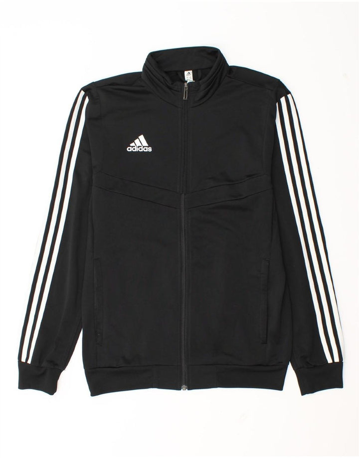 Adidas Mens Treino Top Jacket Pequeno Poliéster Preto