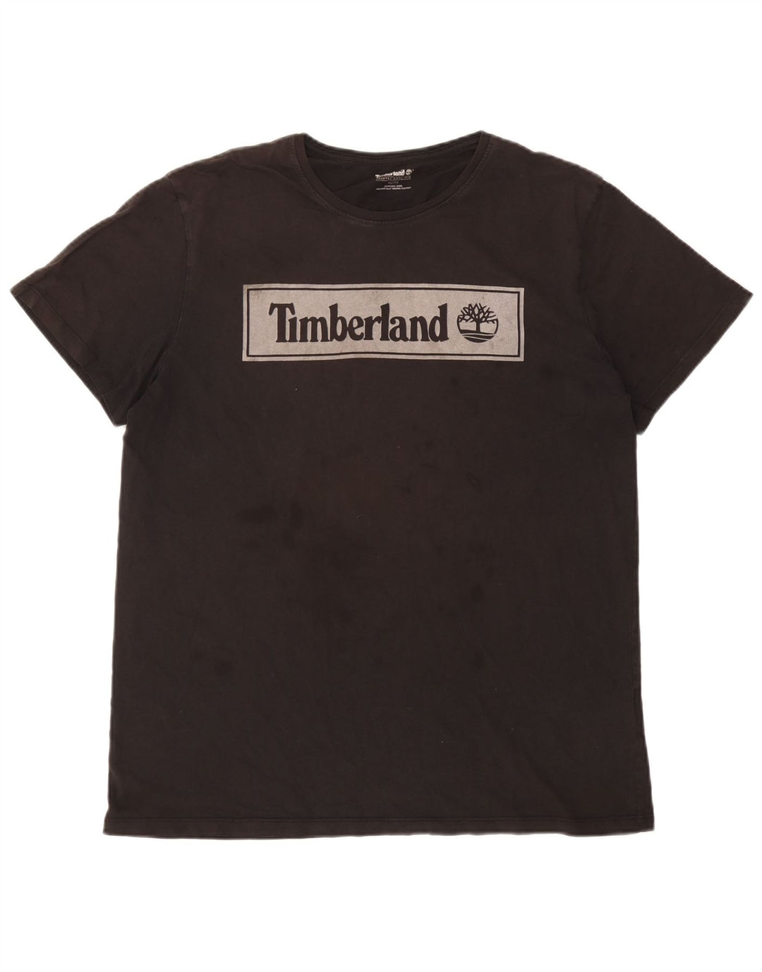 Timberland Camiseta masculina gráfica Top XL algodão preto