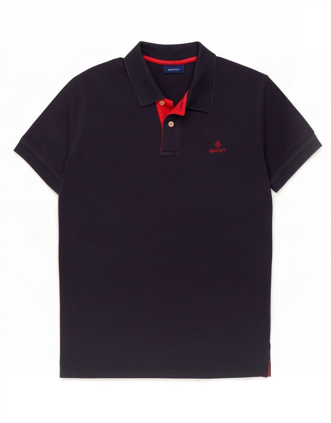 Camisa polo masculina Gant médio algodão azul marinho