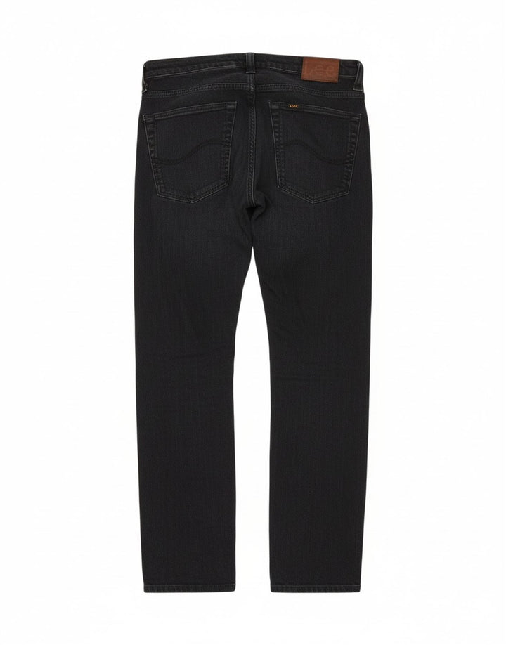 Calça jeans feminina LEE Powell Slim W32 L34 algodão preto