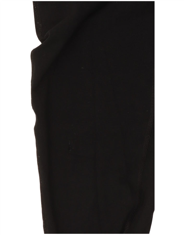 Superdry Womens Graphic Leggings UK 8 pequeno algodão preto