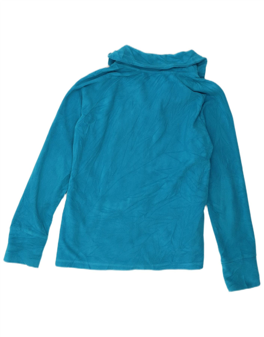 Jaqueta de lã feminina Calvin Klein UK 16 grande poliéster azul