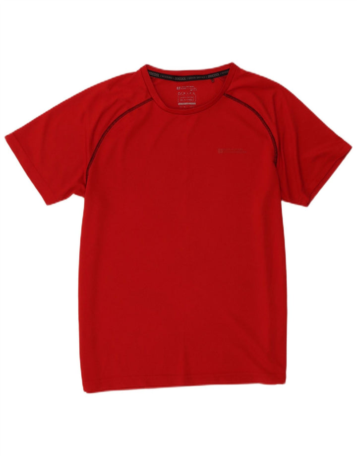Camiseta masculina Mountain Warehouse poliéster médio Borgonha