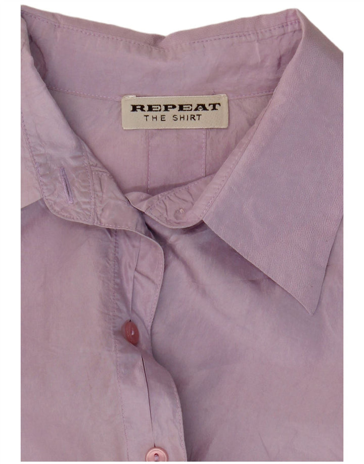 Blusa Camisa Feminina Repeat EU 38 Médio Roxo Seda