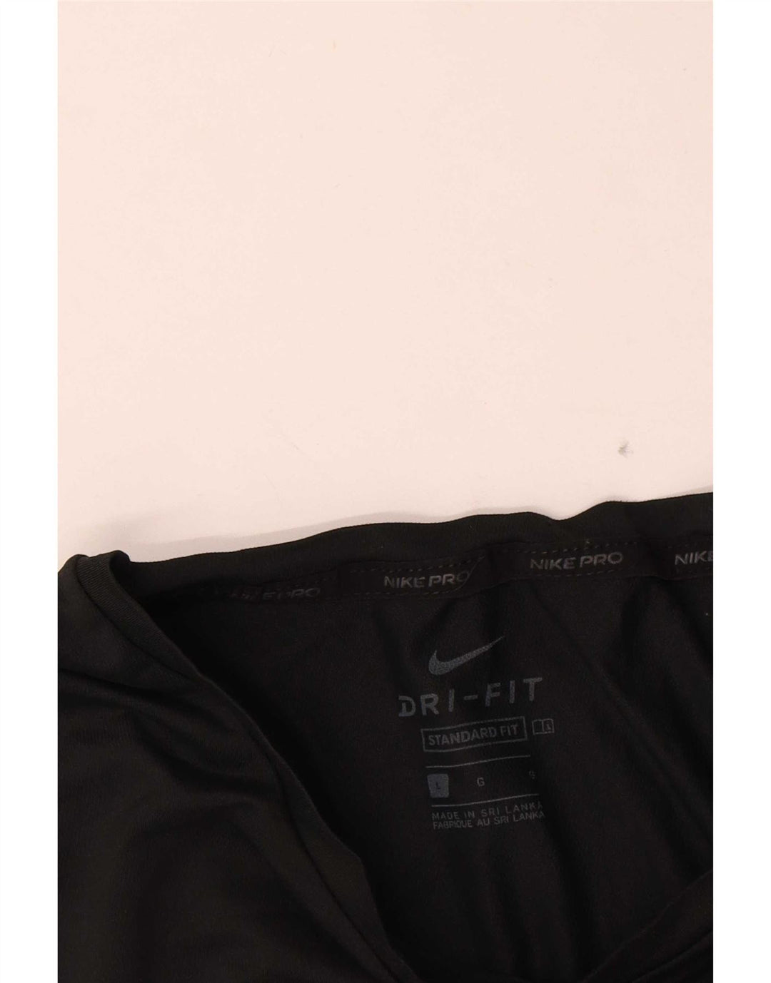 Camiseta Nike masculina Dri Fit Standard Fit gráfica top grande poliéster preto