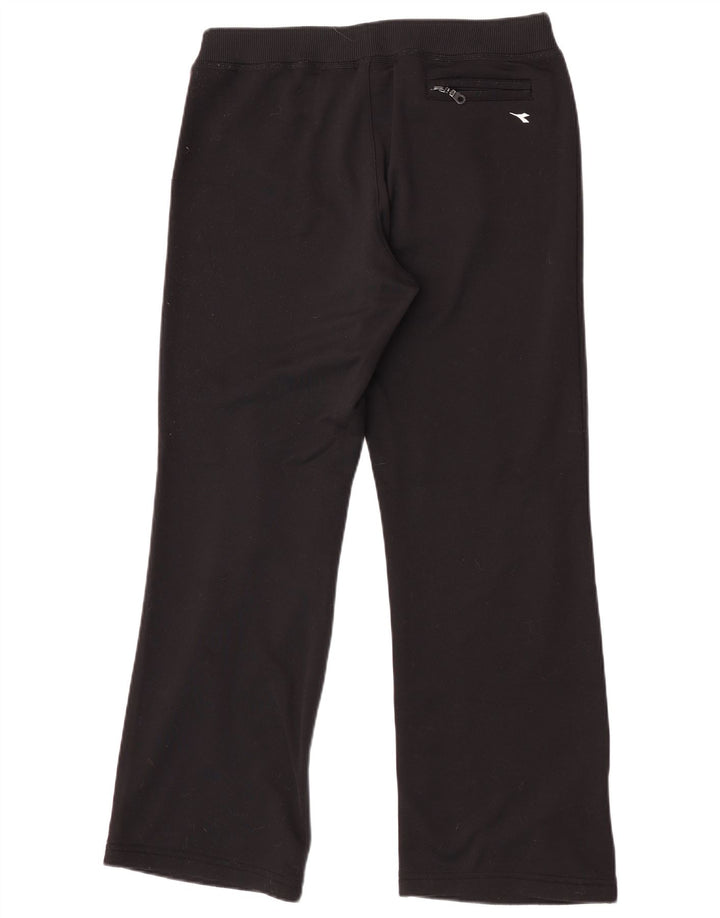 Calça de treino feminina Diadora UK 14 poliéster preto médio
