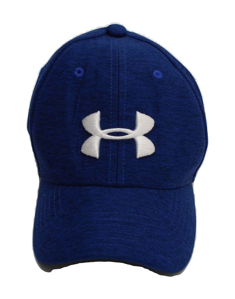 UNDER ARMOUR Boys Baseball Cap 7-8 Years Small Navy Blue Flecked Sports Vintage Under Armour and Second-Hand Under Armour from Messina Hembry 
