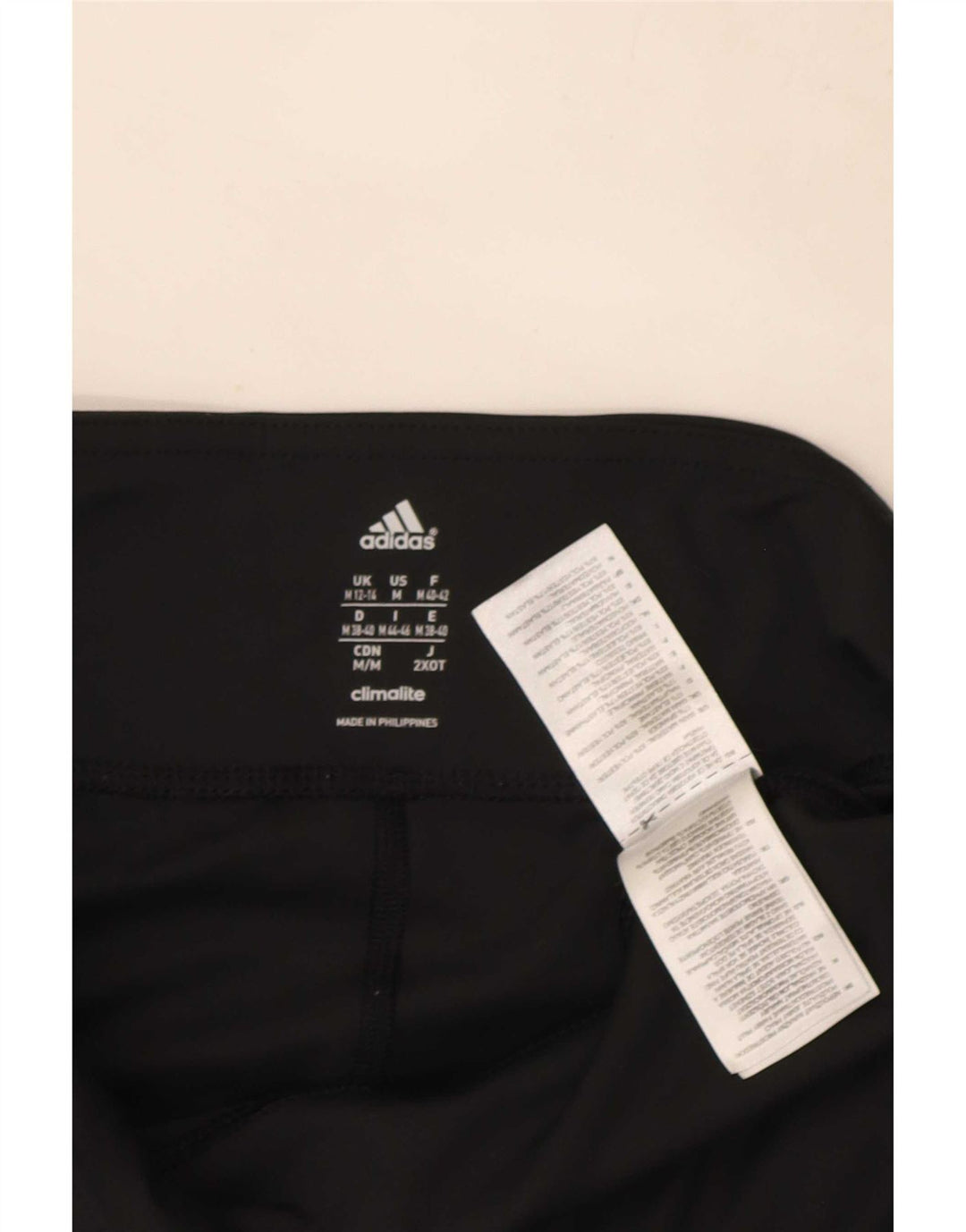 Adidas Womens Climalite Leggings UK 12/14 Médio Preto Poliéster