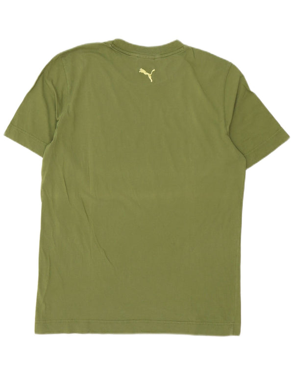 Puma Camiseta Masculina Graphic Top Verde Médio