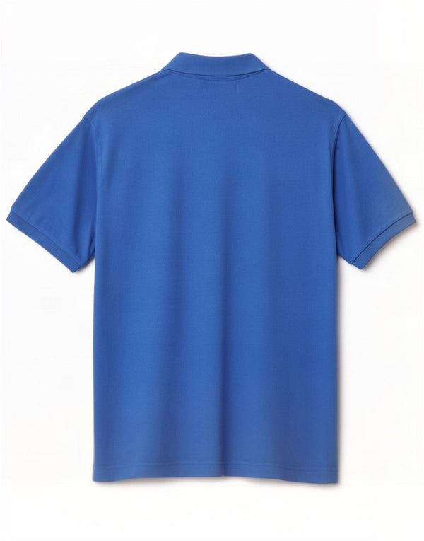 Camisa polo masculina Kappa de algodão azul médio
