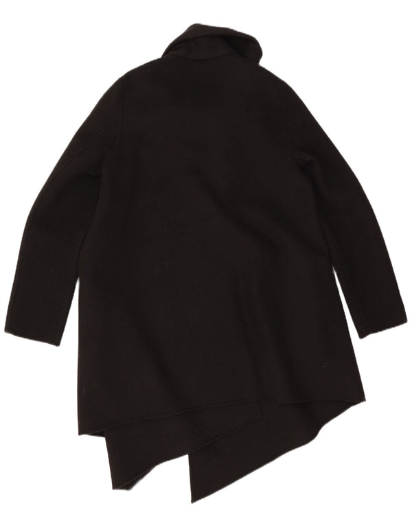 Sobretudo feminino All Saints grande tamanho UK 10 lã preta pequena