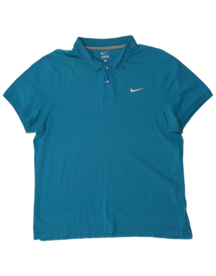 Camisa polo masculina Nike grande azul