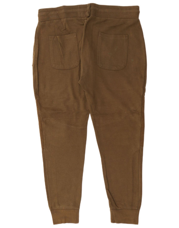 Zara Mens Calças de treino Joggers XL Khaki
