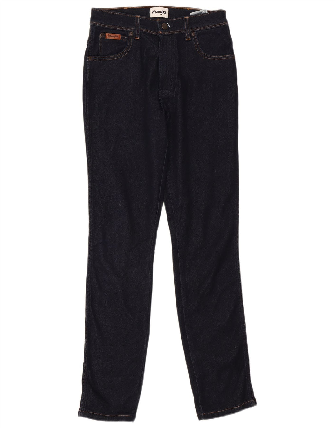 Wrangler feminino Texas Slim Jeans W29 L32 azul marinho algodão